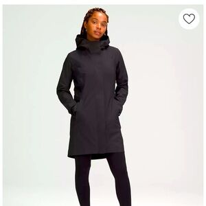 Lululemon Rebel Rain Jacket, Black, Size 10